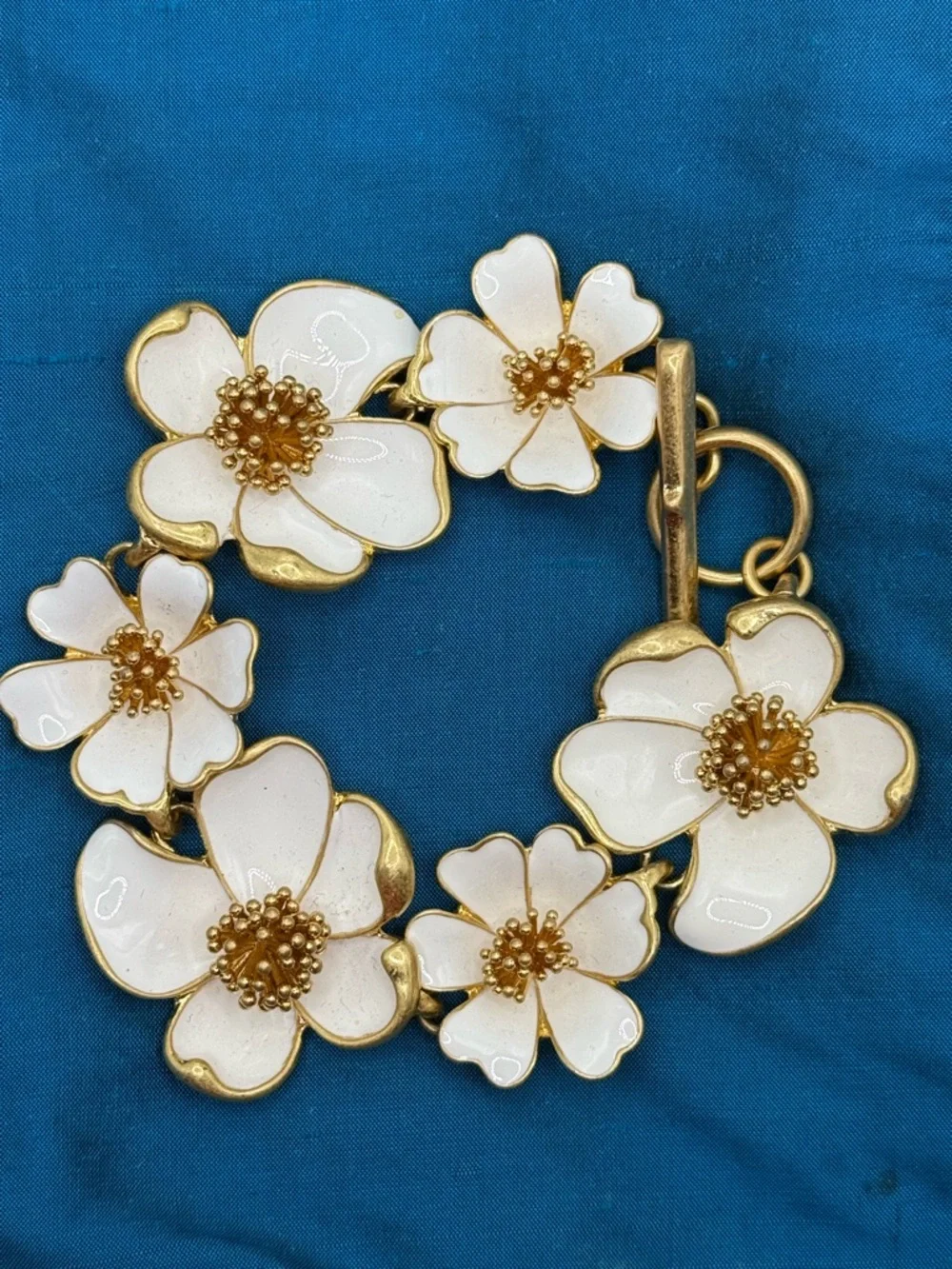 Oscar de la Renta Flower Bracelet